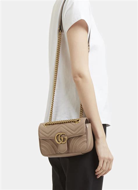 gucci crossbody bag nude|Gucci nude marmont camera crossbody bag .